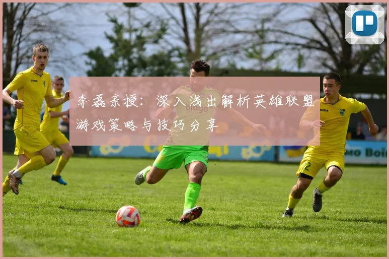 李磊亲授：深入浅出解析英雄联盟游戏策略与技巧分享